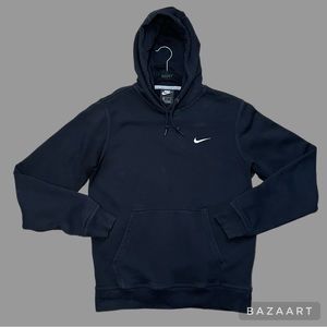 Nike Hoodie Black Cotton Jacket Size M